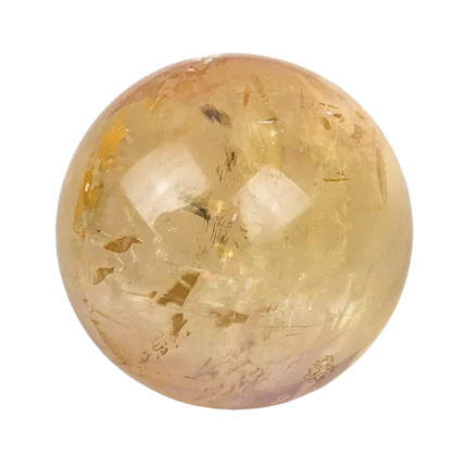Yellow Optical Calcite Sphere